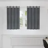 Image de vidaXL Rideaux occultants 2 pc Gris clair 140 x 140 cm Velours
