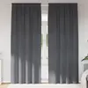 Image de vidaXL Rideaux occultants 2 pcs Gris clair 140 x 245 cm Velours