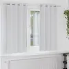 Image de vidaXL Rideaux occultants avec anneaux 2 pc Gris pâle 175 x 140 cm
