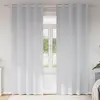 Image de vidaXL Rideaux occultants avec anneaux 2 pcs Gris pâle 245 x 140 cm