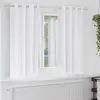 Image de vidaXL Rideaux occultants avec anneaux 2 pcs Blanc pur 175 x 140 cm