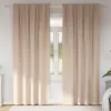 Image de vidaXL Rideaux occultants avec anneaux 2 pcs Taupe 225 x 140 cm