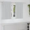 Image de vidaXL Rideaux occultants avec anneaux 2 pcs Gris pâle 140 x 140 cm