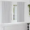 Image de vidaXL Rideaux occultants avec anneaux 2 pcs Gris clair 175 x 140 cm