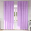 Image de vidaXL Rideaux occultants avec anneaux 2 pcs Violet 260 x 140 cm