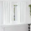 Image de vidaXL Rideaux occultants avec anneaux 2 pcs Blanc lumineux