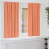 Image de vidaXL Rideaux occultants avec anneaux 2 pc Couleur terre cuite