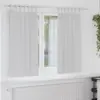 Image de vidaXL Rideaux occultants avec anneaux 2 pcs Gris pâle 175 x 140 cm