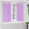 Image de vidaXL Rideaux occultants avec anneaux 2 pcs Violet 175 x 140 cm