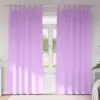 Image de vidaXL Rideaux occultants avec anneaux 2 pcs Violet 260 x 140 cm