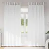 Image de vidaXL Rideaux occultants avec anneaux 2 pcs Blanc pur 225 x 140 cm