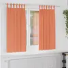 Image de vidaXL Rideaux occultants avec anneaux 2 pcs Couleur terre cuite