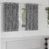 Image de vidaXL Rideaux en velours 2 pcs Gris 140 x 140 cm Velours