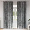 Image de vidaXL Rideaux en velours 2 pcs Gris 225 x 140 cm Velours