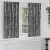 Image de vidaXL Rideaux en velours 2 pc Gris 175 x 140 cm Velours