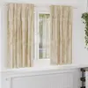 Image de vidaXL Rideaux en velours 2 pcs Crème 175 x 140 cm Velours