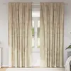 Image de vidaXL Rideaux en velours 2 pcs Crème 225 x 140 cm Velours