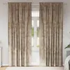 Image de vidaXL Rideaux en velours 2 pcs Champagne 225 x 140 cm Velours