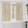 Image de vidaXL Rideaux en velours 2 pc Crème 175 x 140 cm Velours