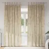 Image de vidaXL Rideaux en velours 2 pcs Crème 245 x 140 cm Velours