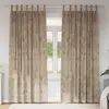 Image de vidaXL Rideaux en velours 2 pcs Champagne 260 x 140 cm Velours