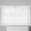 Image de vidaXL Rideau en Dentelle Floral Blanc 140 x 200 cm Polyester