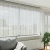 Image de vidaXL Rideau en Dentelle Floral Blanc 160 x 1200 cm Polyester