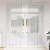 Image de vidaXL Rideau en Voile 2 pcs Gris clair 245 x 140 cm Polyester