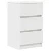 Image de vidaXL Nachtkastje met 3 lades 39x35x65 cm wit