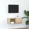 Image de vidaXL Meuble TV chêne sonoma 60x31x25,5 cm bois d'ingénierie