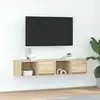 Image de vidaXL Meubles TV 2 pcs chêne sonoma 60x31x25,5 cm bois d'ingénierie