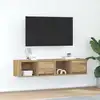 Image de vidaXL Meubles TV 2 pcs chêne artisanal 60x31x25,5cm bois d'ingénierie