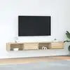 Image de vidaXL Meubles TV 2 pcs chêne sonoma 100x31x25,5 cm bois d'ingénierie