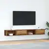 Image de vidaXL Meubles TV 2 pcs vieux bois 100x31x25,5 cm bois d'ingénierie