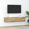 Image de vidaXL Meubles TV 2 pcs chêne artisanal 60x31x25,5cm bois d'ingénierie