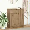 Image de vidaXL Buffet avec tiroir chêne artisanal 71x35x84 cm bois ingénierie