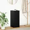 Image de vidaXL Buffet chêne noir 29,5x34x76 cm bois d'ingénierie