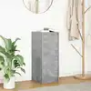 Image de vidaXL Buffet gris béton 29,5x34x76 cm bois d'ingénierie