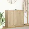 Image de vidaXL Buffet chêne sonoma 85x34x76 cm bois d'ingénierie