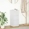 Image de vidaXL Buffet blanc 29,5x34x76 cm bois d'ingénierie