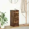 Image de vidaXL Buffet chêne fumé 29,5x34x76 cm bois d'ingénierie