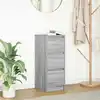 Image de vidaXL Buffet sonoma gris 29,5x34x76 cm bois d'ingénierie