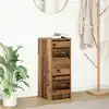 Image de vidaXL Buffet vieux bois 29,5x34x76 cm bois d'ingénierie