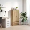 Image de vidaXL Armoire avec tiroir chêne artisanal 55,5x34x119,5 cm