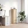Image de vidaXL Buffet haut chêne sonoma 29,5x34x119,5 cm bois d'ingénierie