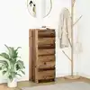 Image de vidaXL Buffet vieux bois 37,5x35x99 cm bois d'ingénierie