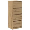 Image de vidaXL Buffet chêne artisanal 37,5x35x99 cm bois d'ingénierie