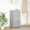 Image de vidaXL Buffet sonoma gris 37,5x35x76 cm bois d'ingénierie