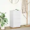 Image de vidaXL Buffet blanc 37,5x35x76 cm bois d'ingénierie