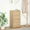 Image de vidaXL Buffet chêne sonoma 37,5x35x76 cm bois d'ingénierie